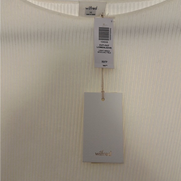 Aritzia Wilfred dress, with long sleeves, ribbed knit - Picture 2 of 3